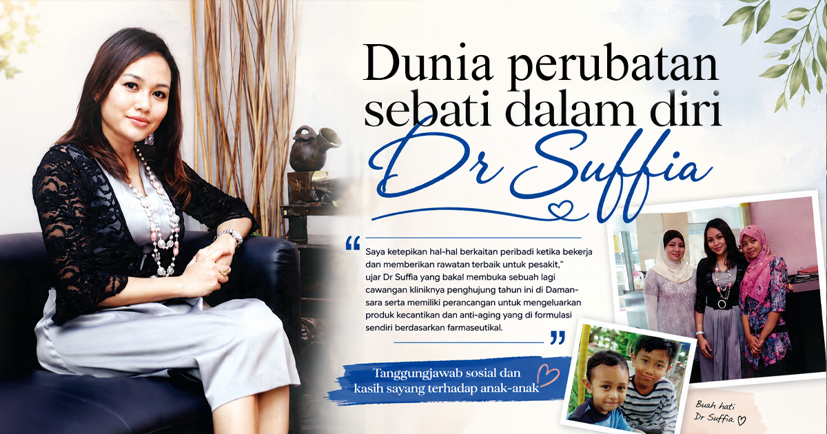 Dunia perubatan sebati dalam diri Dr. Suffia Hany