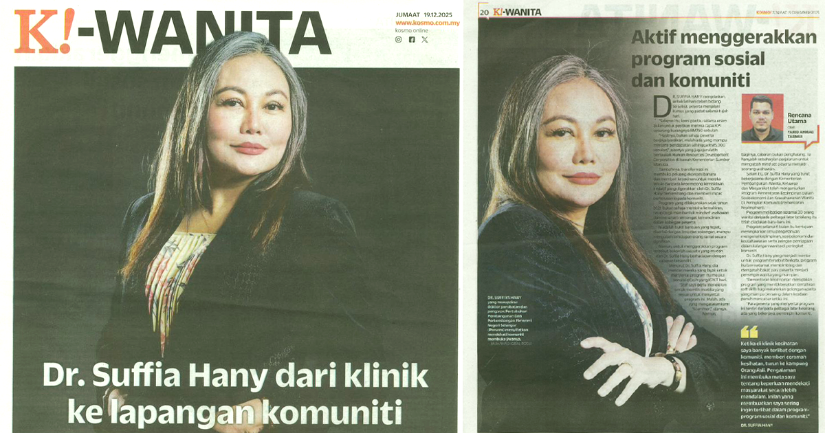 Dr Suffia Hany - Pakar Empowerment Wanita