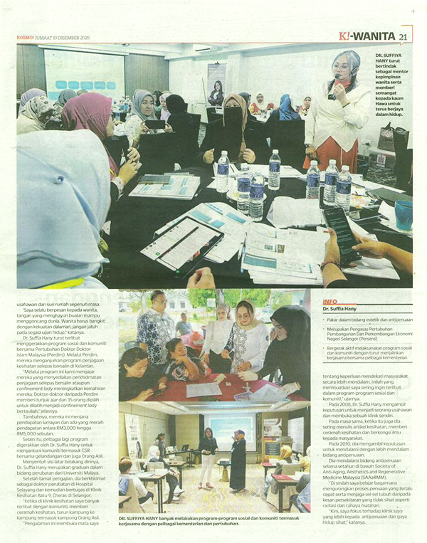 Dr Suffia Hany dari klinik ke lapangan komuniti