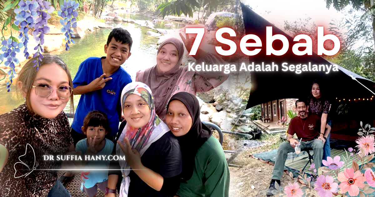 keluarga adalah segalanya ketika meluangkan masa berkhemah bersama keluarga